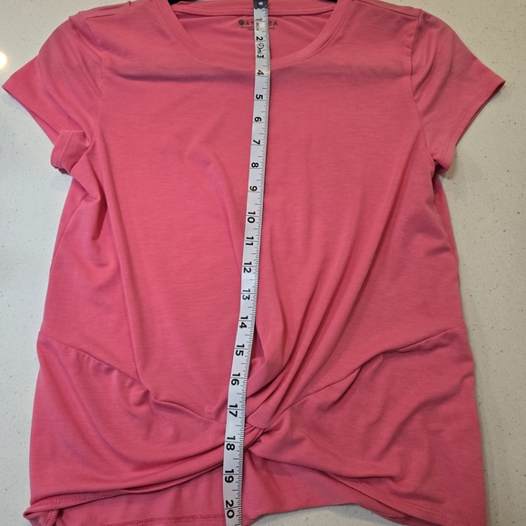 Athleta Women's Pink Twist Front Top Size XXS - Picture 7 of 9